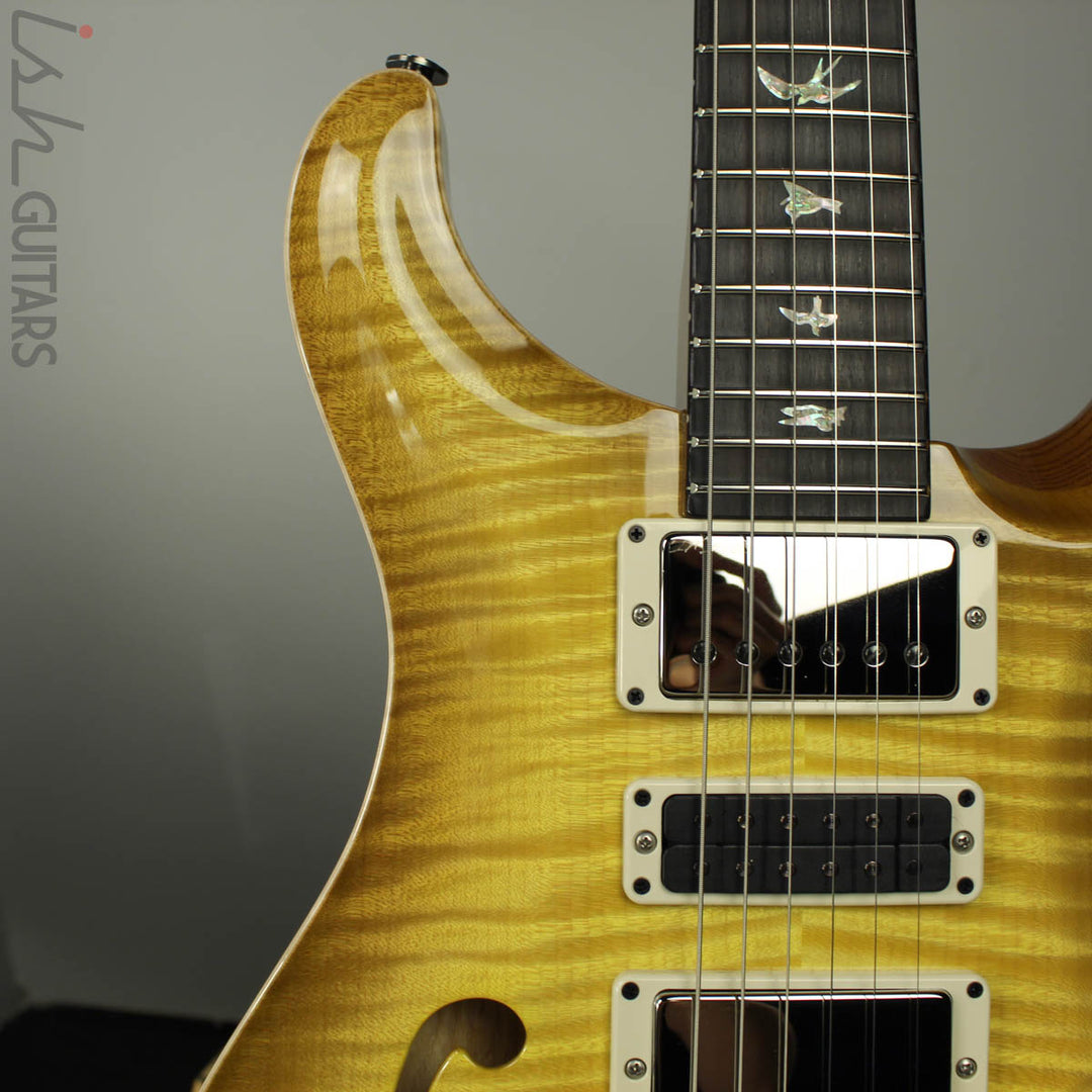 Paul Reed Smith PRS Special 22 Semi-Hollow Wood Library Artist Top Swamp Ash Back Livingston Lemondrop