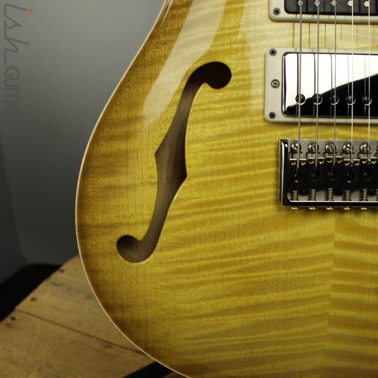 Paul Reed Smith PRS Special 22 Semi-Hollow Wood Library Artist Top Swamp Ash Back Livingston Lemondrop