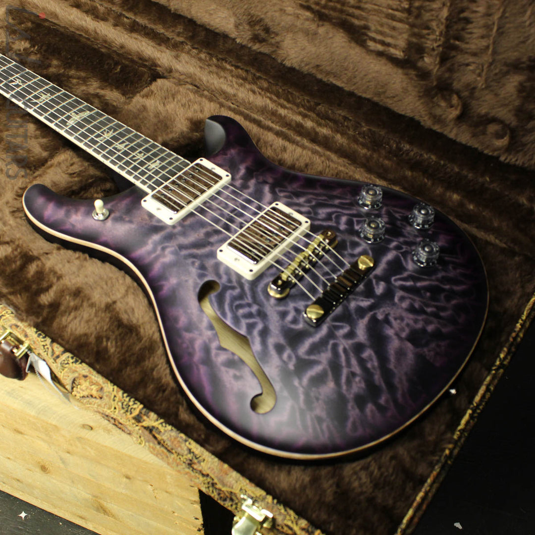 Paul Reed Smith PRS McCarty 594 Semi-Hollow Wood Library Faded Purple Burst Satin