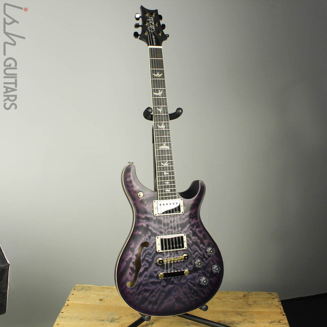 Paul Reed Smith PRS McCarty 594 Semi-Hollow Wood Library Faded Purple Burst Satin