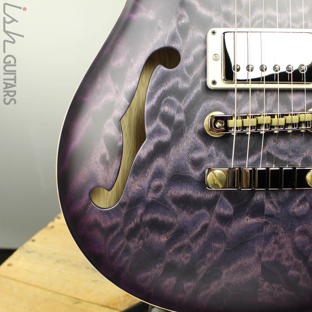 Paul Reed Smith PRS McCarty 594 Semi-Hollow Wood Library Faded Purple Burst Satin