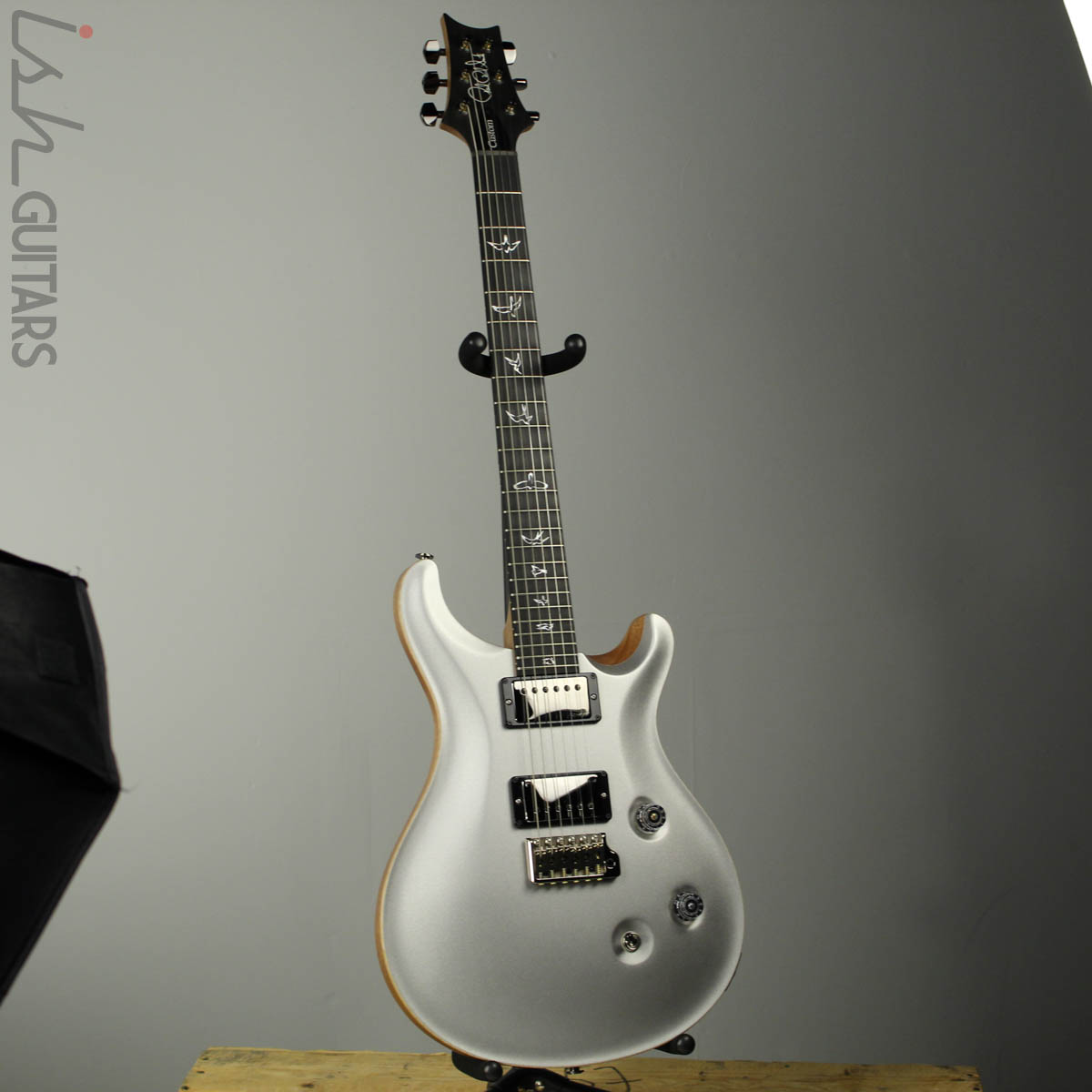 PRS Paul Reed Smith Wood Library Custom 24 Platinum Metallic