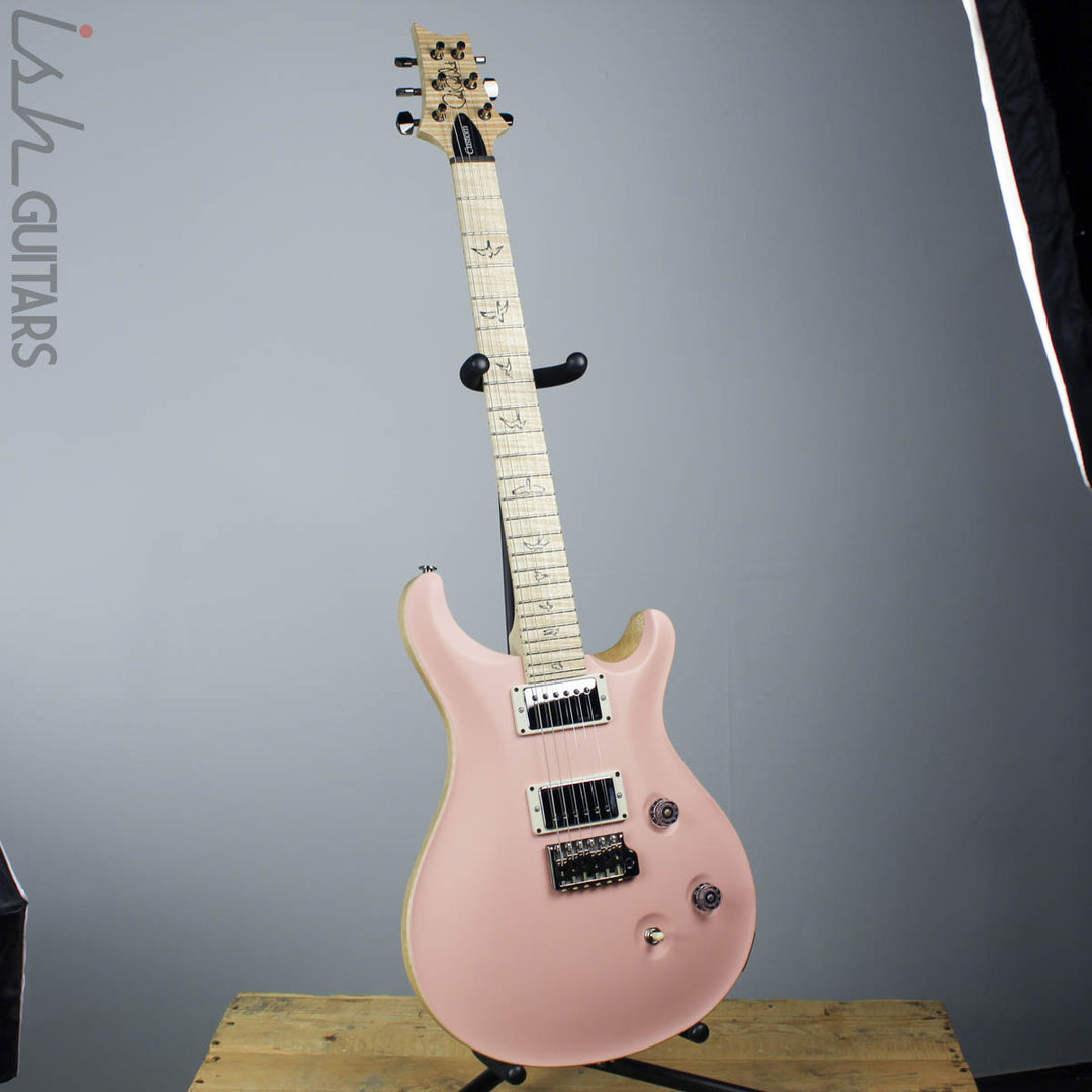 PRS Paul Reed Smith Wood Library Custom 24 Opaque Grandma Hannon Pink Figured Maple Neck