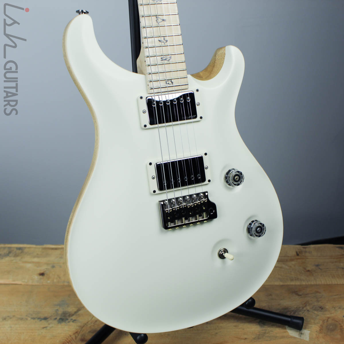 PRS Paul Reed Smith Wood Library Custom 24 Opaque Antique White