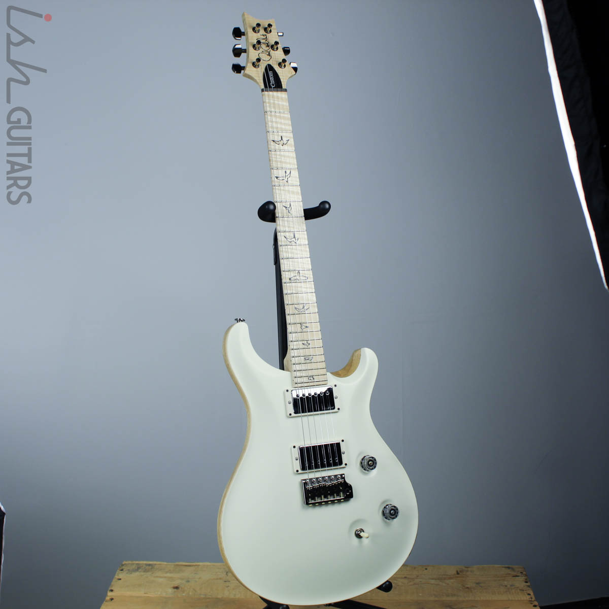 PRS Paul Reed Smith Wood Library Custom 24 Opaque Antique White