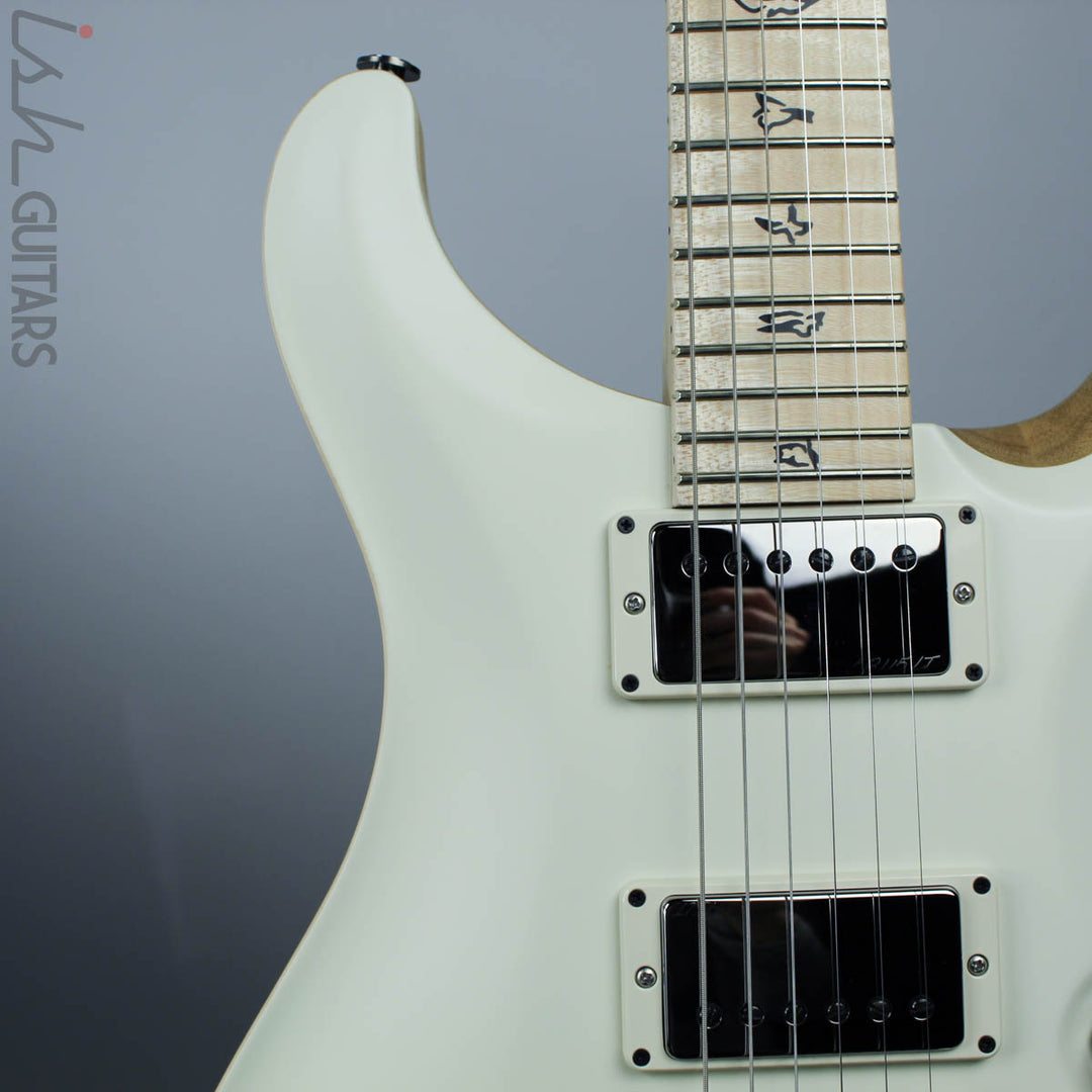 PRS Paul Reed Smith Wood Library Custom 24 Opaque Antique White Figured Maple Neck