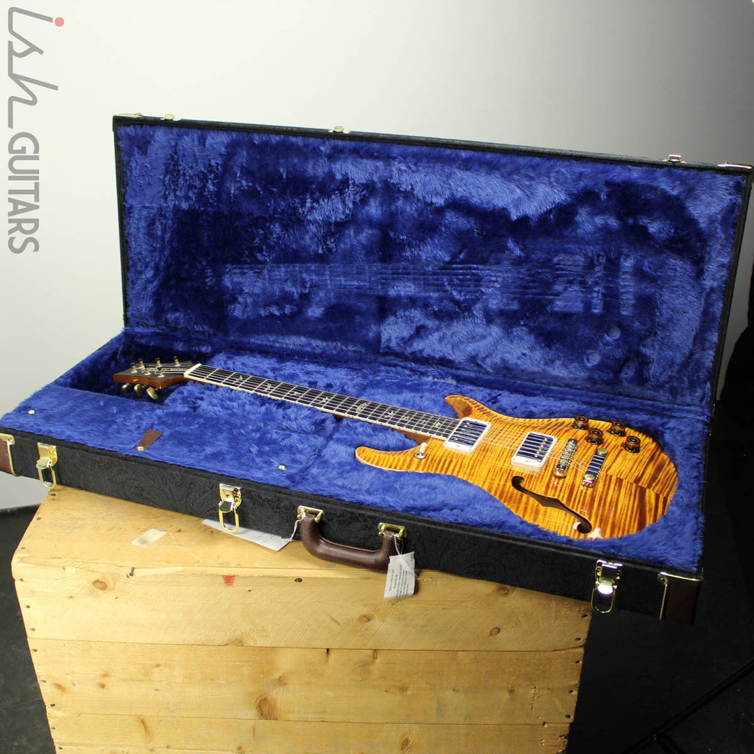 2018 PRS McCarty 594 Wood Library Semi-Hollow 10 Top Yellow Tiger