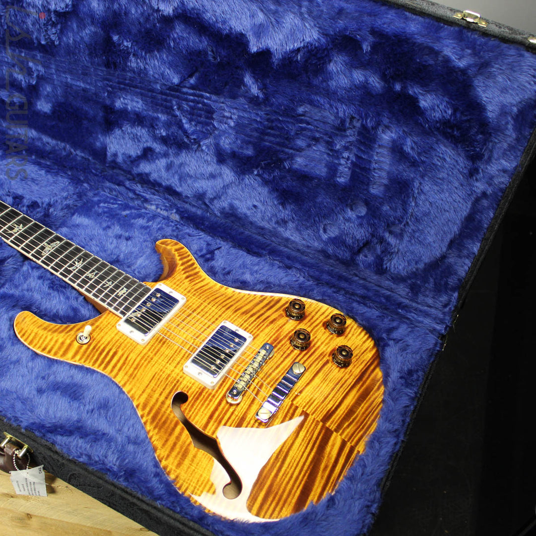 2018 PRS McCarty 594 Wood Library Semi-Hollow 10 Top Yellow Tiger