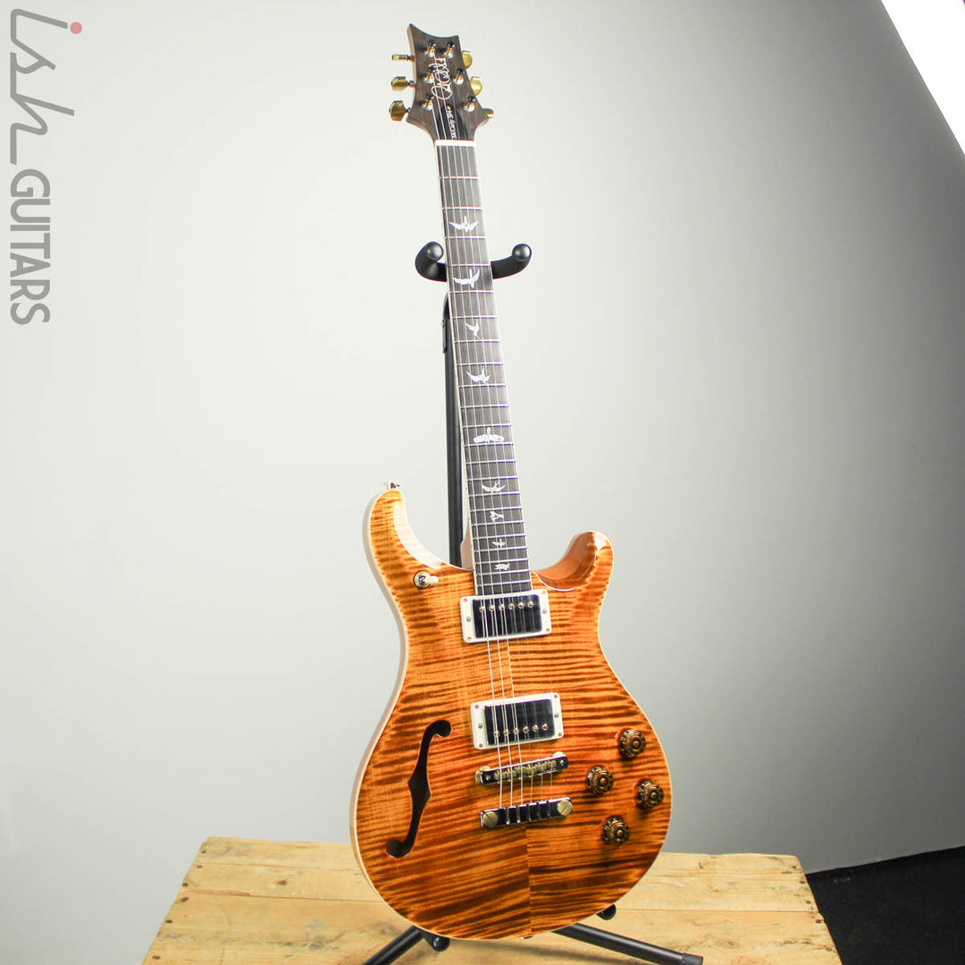 2018 PRS McCarty 594 Wood Library Semi-Hollow 10 Top Yellow Tiger
