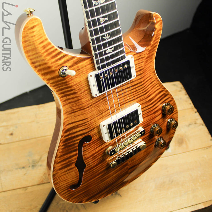 2018 PRS McCarty 594 Wood Library Semi-Hollow 10 Top Yellow Tiger
