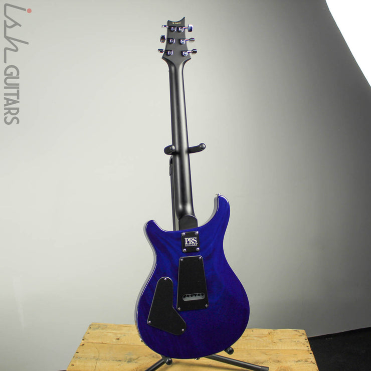 Paul Reed Smith PRS CE24 Semi-Hollow Blue Matteo w/ Painted Neck