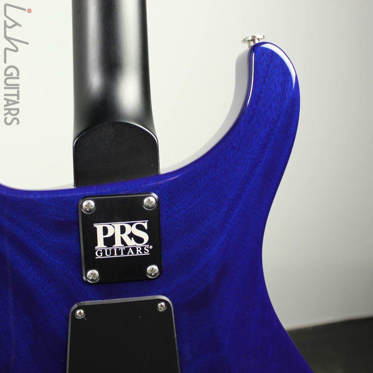 Paul Reed Smith PRS CE24 Semi-Hollow Blue Matteo w/ Painted Neck