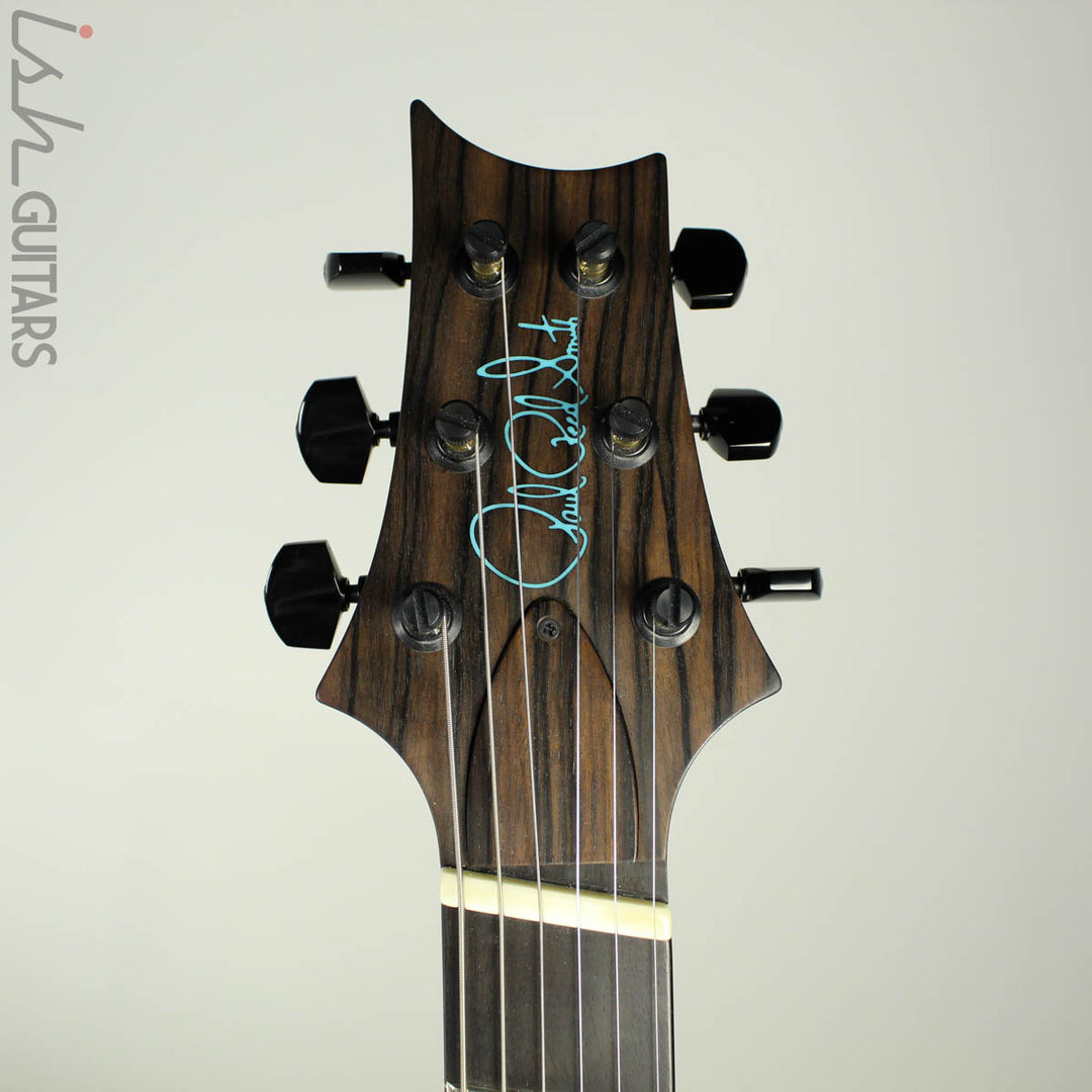 2018 PRS Paul Reed Smith Private Stock Custom 24 Multi Scale Zebrawood Dark Blue Glow Smoked Burst