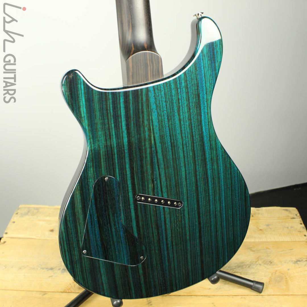 2018 PRS Paul Reed Smith Private Stock Custom 24 Multi Scale Zebrawood Dark Blue Glow Smoked Burst