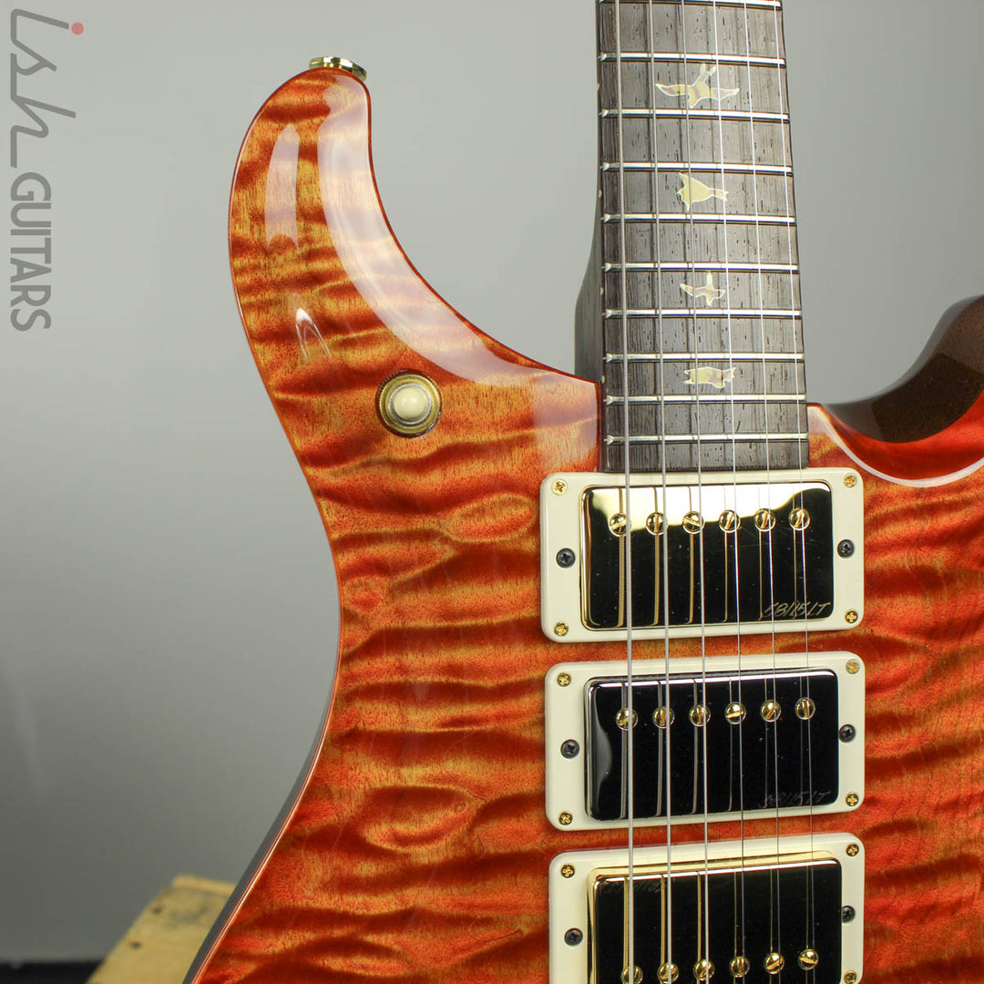 2018 PRS Paul Reed Smith Private Stock McCarty 594 One Piece Quilted Maple Wenge Neck Prickly Pear
