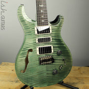 2018 Paul Reed Smith PRS Special 22 Semi-Hollow Wood Library Artist Top Trampas Green