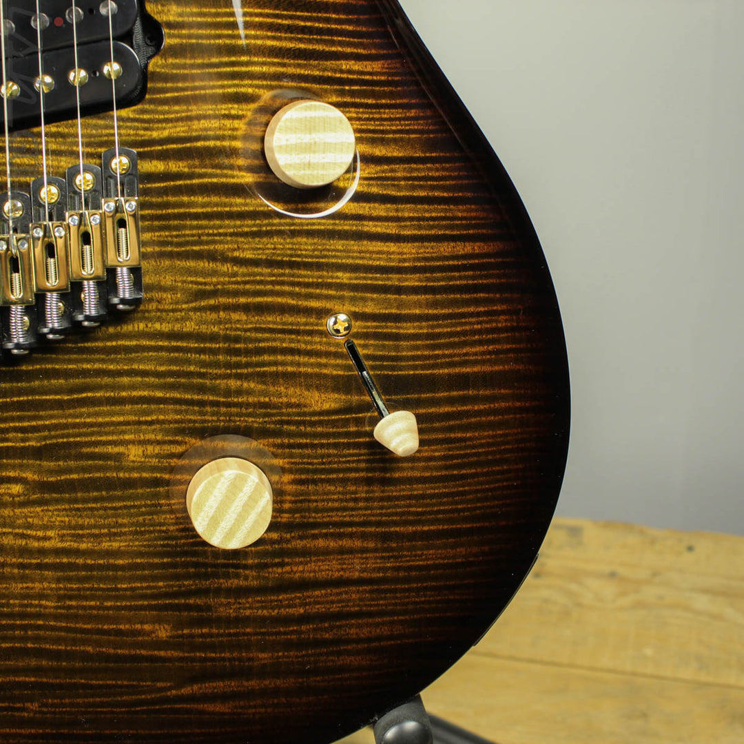 PRS Private Stock Multi Scale Custom 24 Tiger Eye Smoked Burst 1 Piece Maple Body