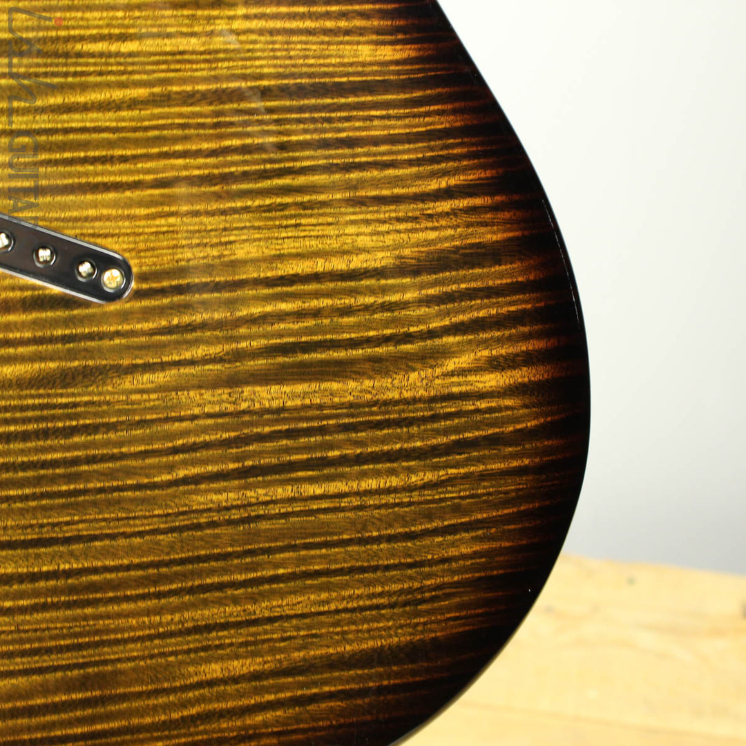 PRS Private Stock Multi Scale Custom 24 Tiger Eye Smoked Burst 1 Piece Maple Body