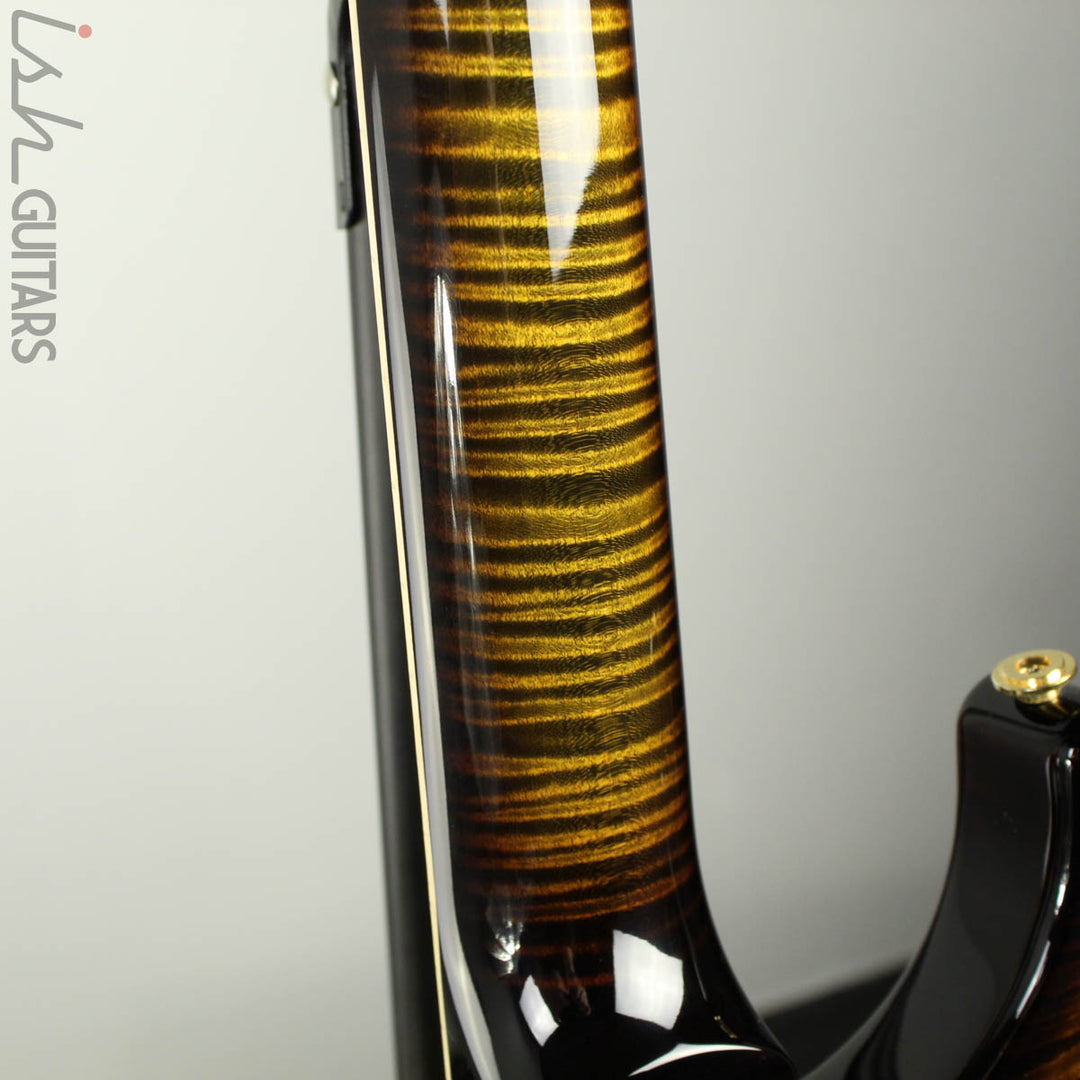 PRS Private Stock Multi Scale Custom 24 Tiger Eye Smoked Burst 1 Piece Maple Body