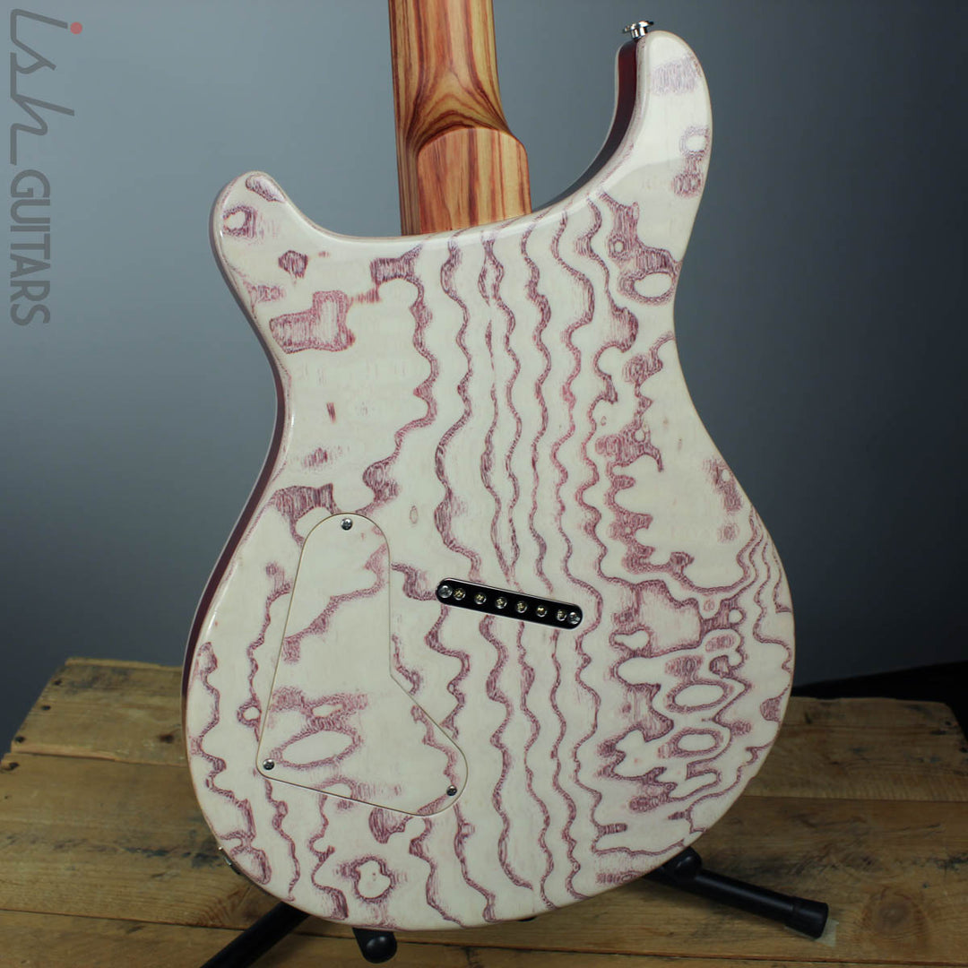 PRS Paul Reed Smith Private Stock Custom 24 Multi-Scale Figured Swamp Ash White Wash Red Grainfiller