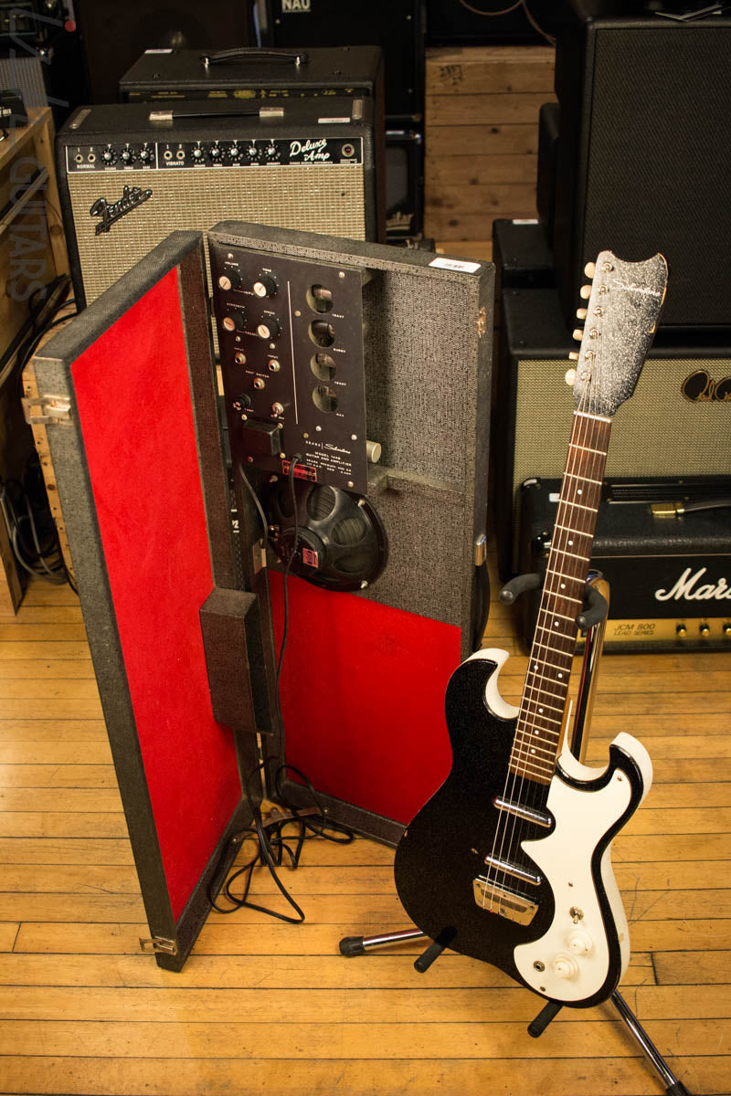 Vintage Silvertone 1449 W/ Amp Case