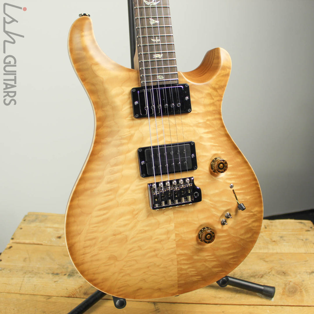 2019 PRS Wood Library Custom 24-08 10 Top Quilted Maple Vintage Natural Satin