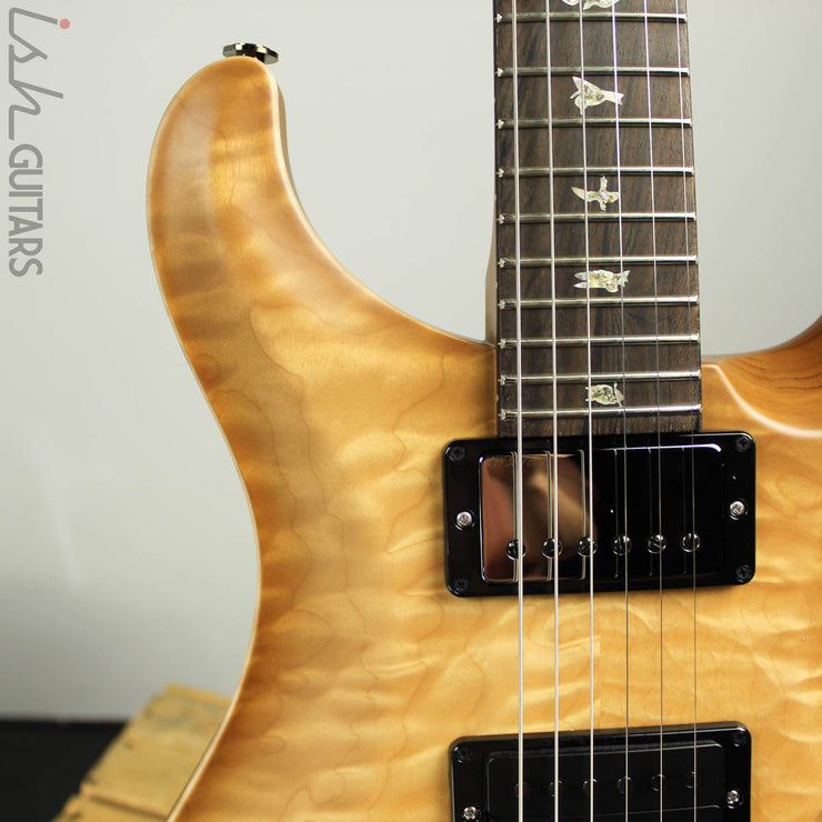 2019 PRS Wood Library Custom 24-08 10 Top Quilted Maple Vintage Natural Satin