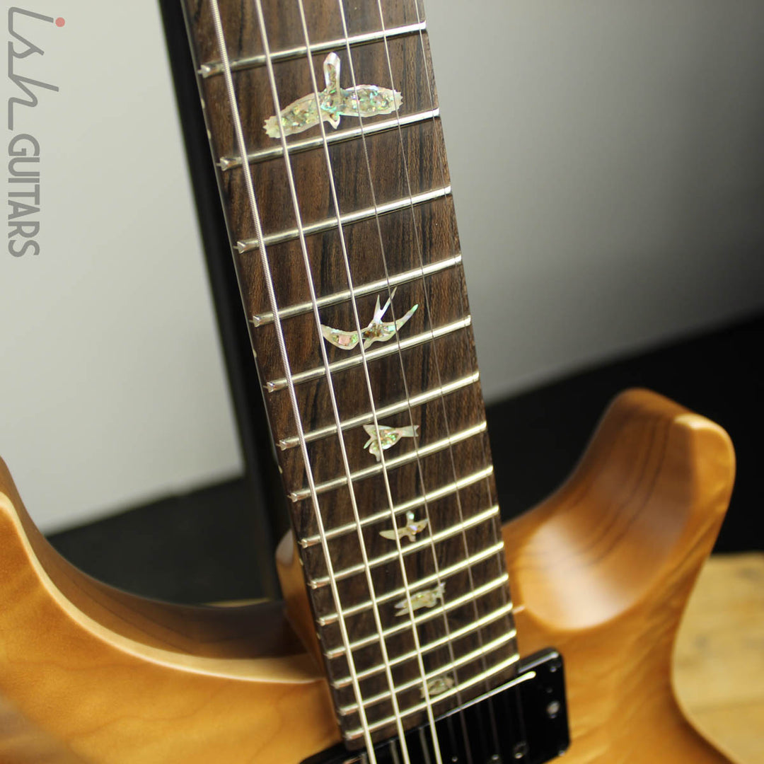 2019 PRS Wood Library Custom 24-08 10 Top Quilted Maple Vintage Natural Satin