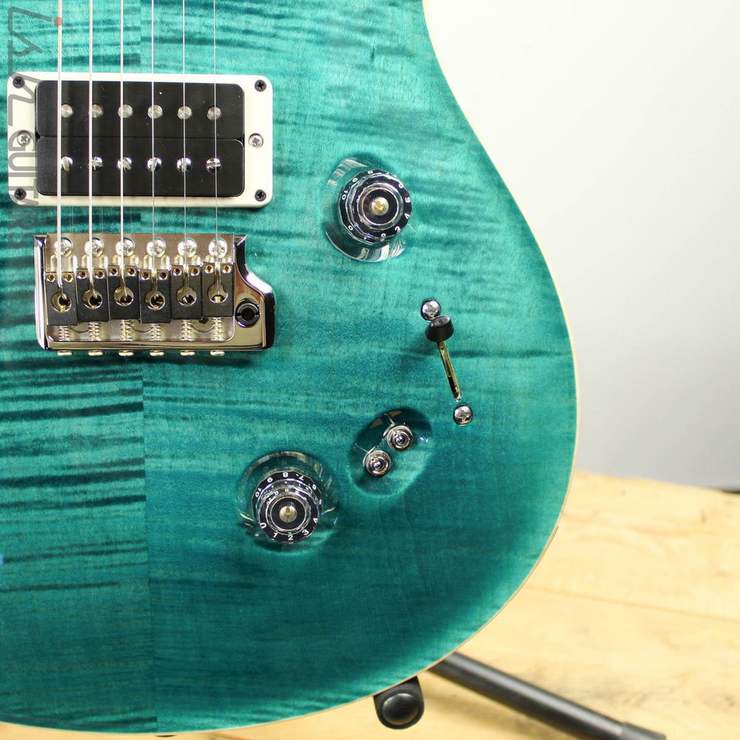 2019 PRS Custom 24-08 Custom Turquoise Finish Pattern Thin Neck