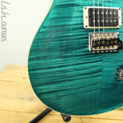 2019 PRS Custom 24-08 Custom Turquoise Finish Pattern Thin Neck