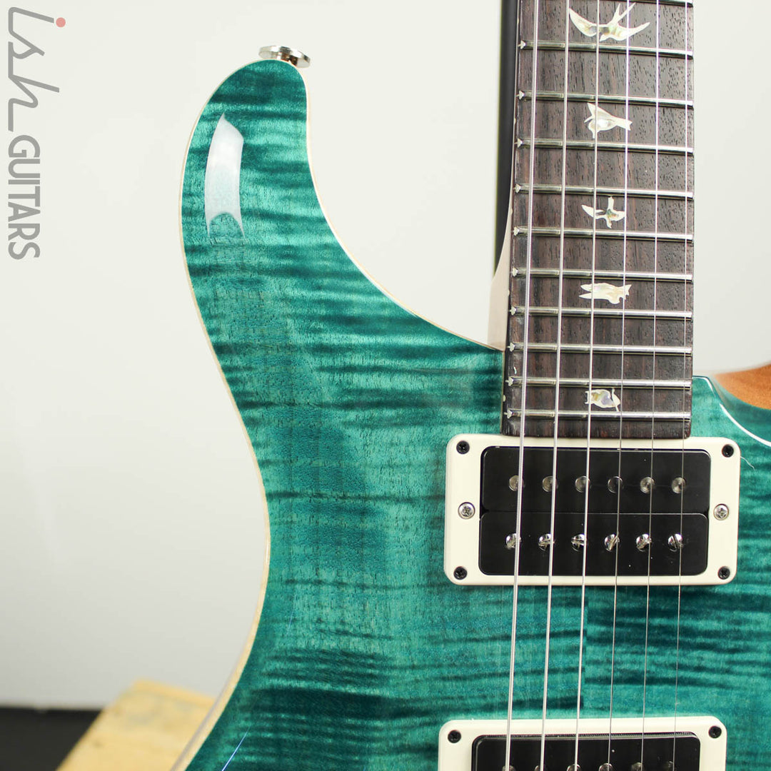 2019 PRS Custom 24-08 Custom Turquoise Finish Pattern Thin Neck