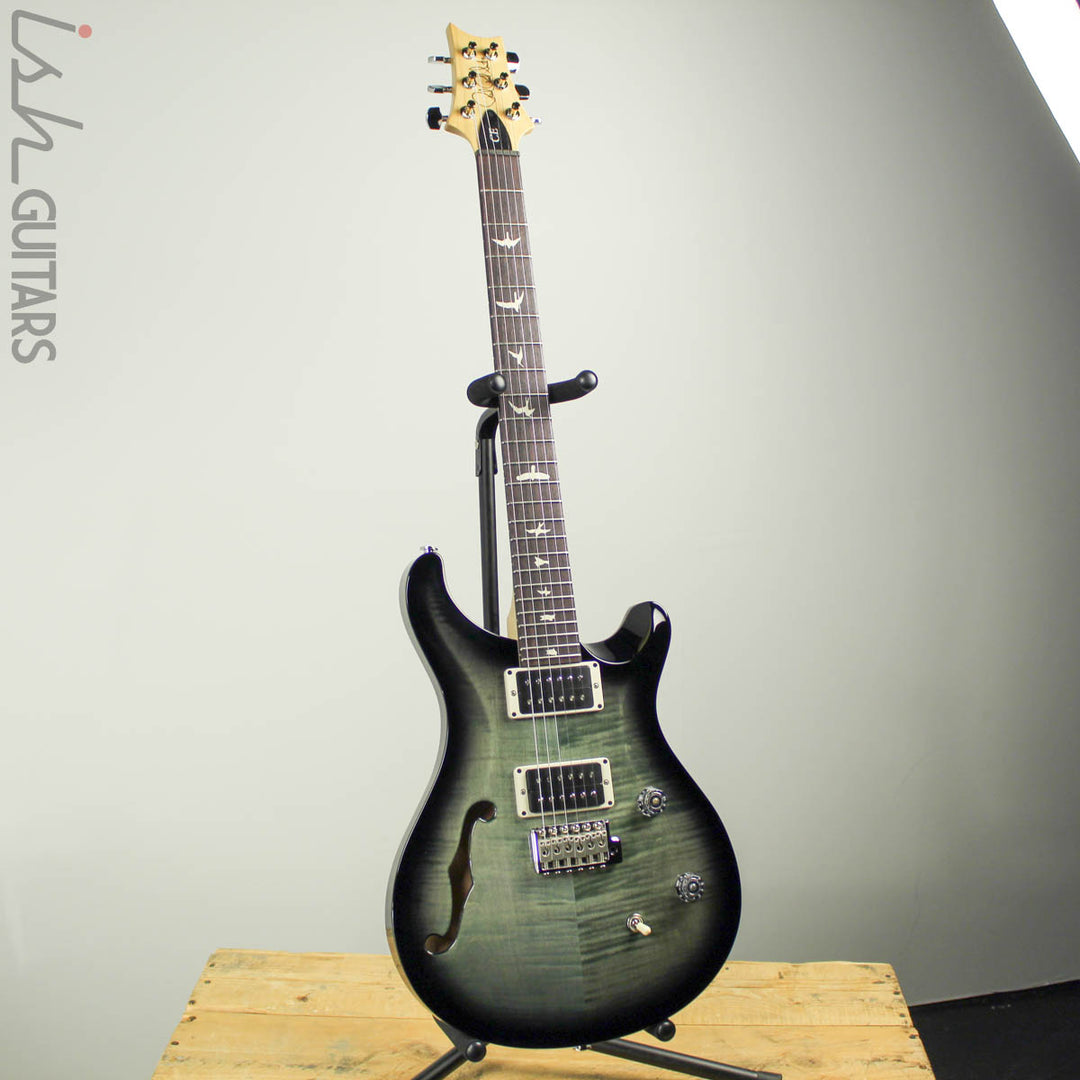 2019 PRS CE 24 Semi-Hollow Trampas Green Smokewrap Burst