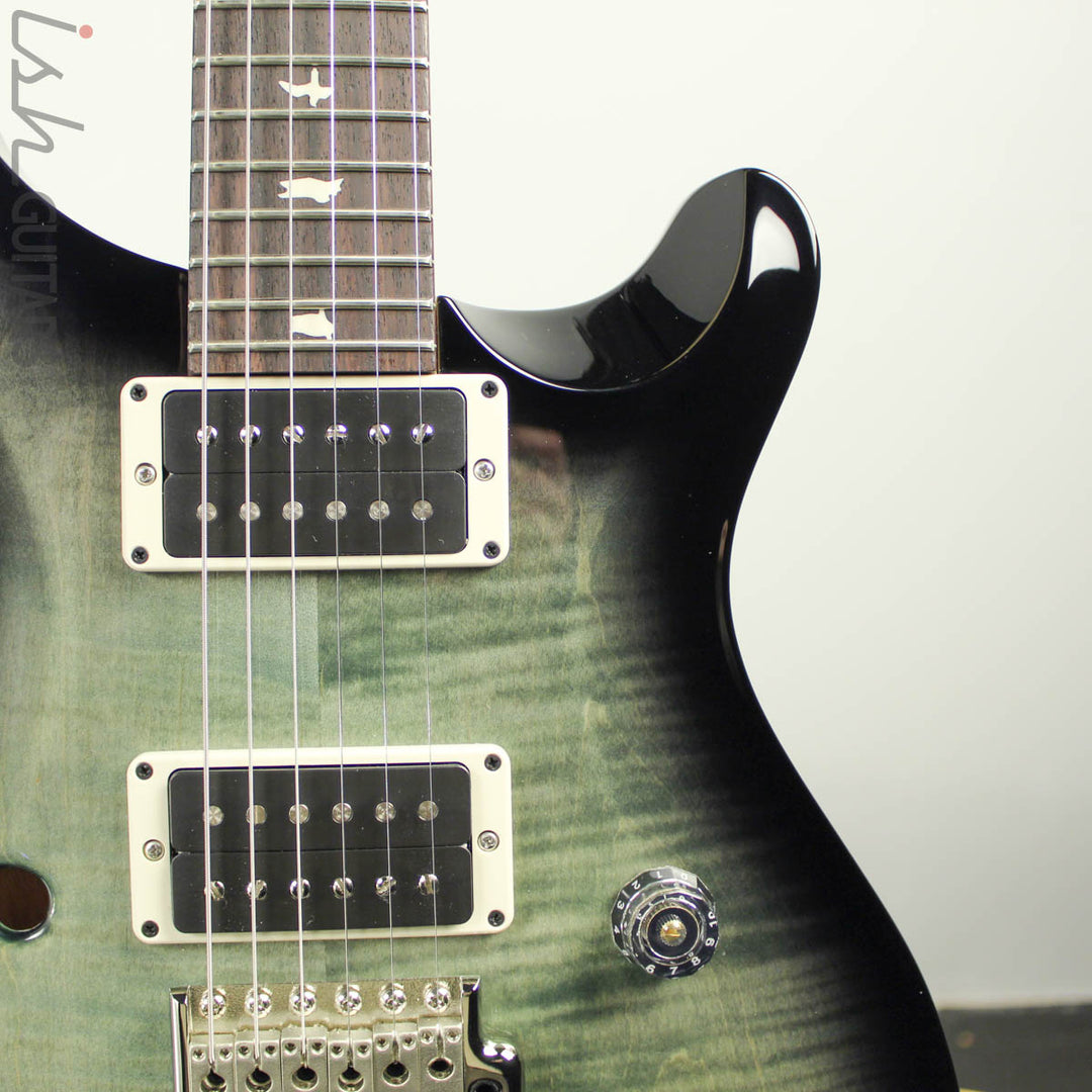 2019 PRS CE 24 Semi-Hollow Trampas Green Smokewrap Burst