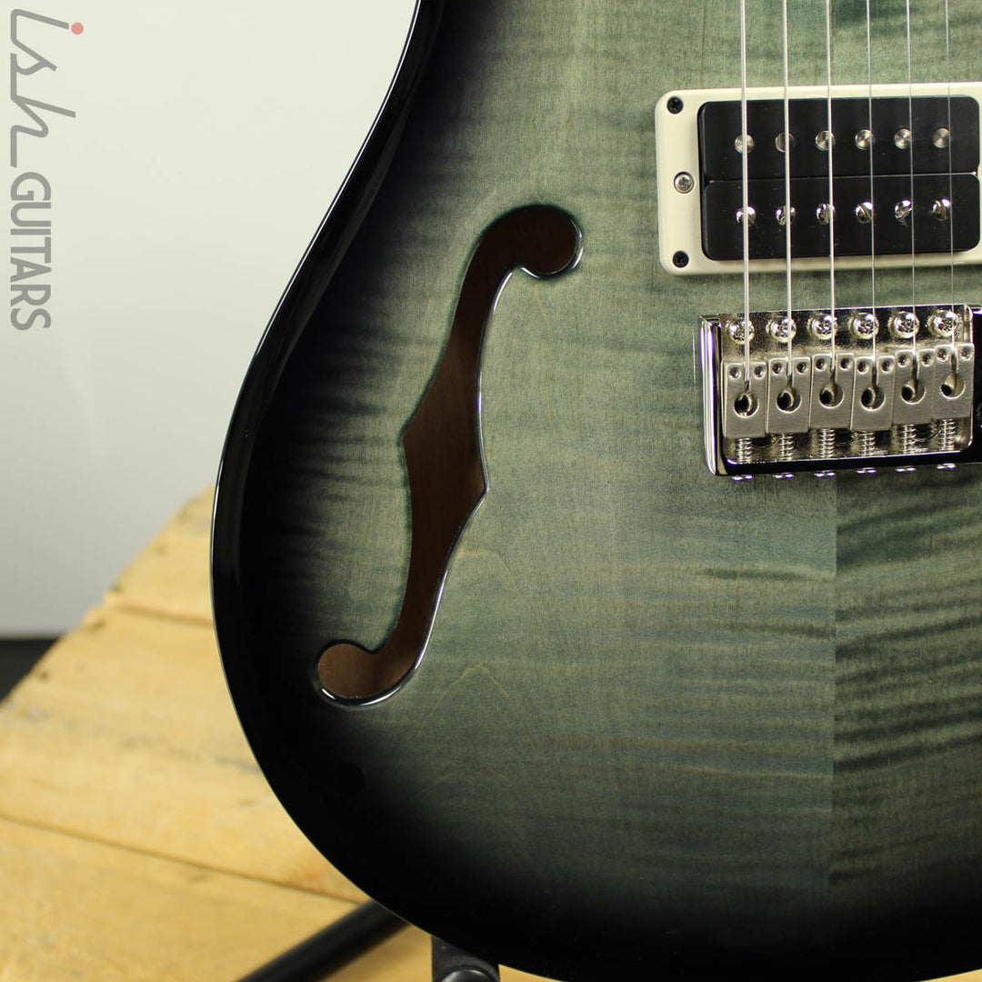 2019 PRS CE 24 Semi-Hollow Trampas Green Smokewrap Burst