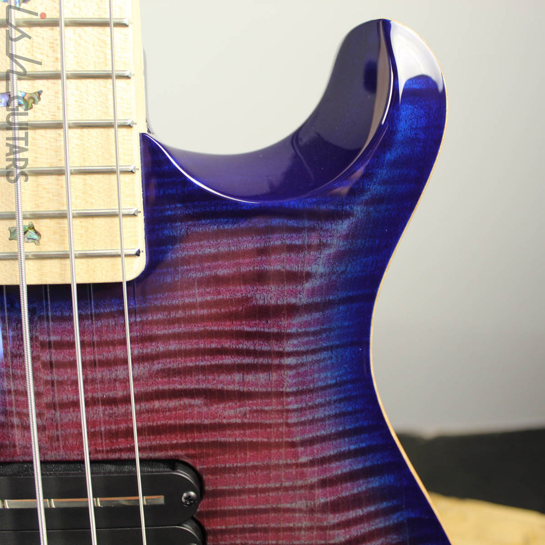 PRS Gary Grainger GG5 5-String 10 Top Violet Blue Burst