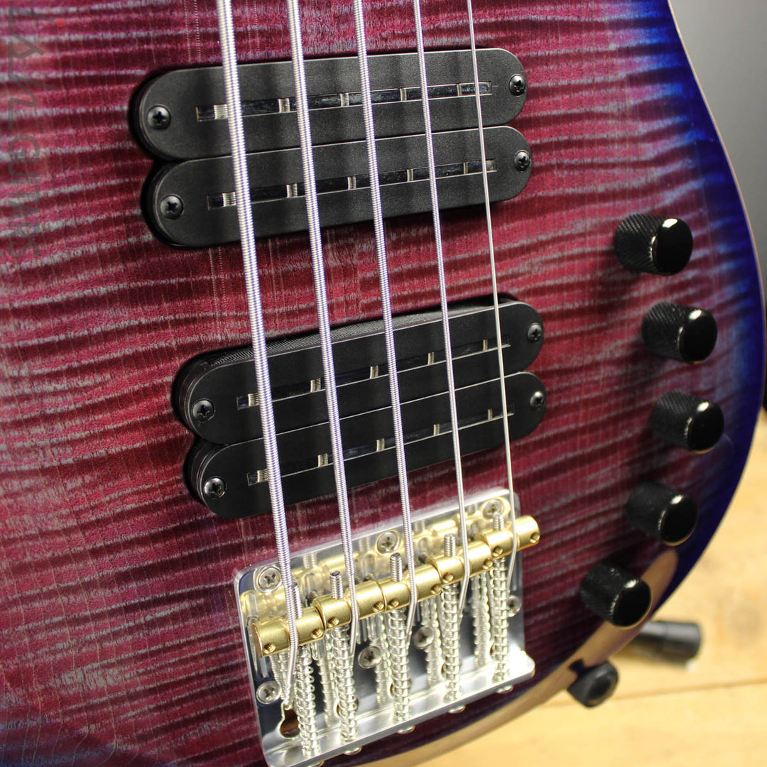 PRS Gary Grainger GG5 5-String 10 Top Violet Blue Burst