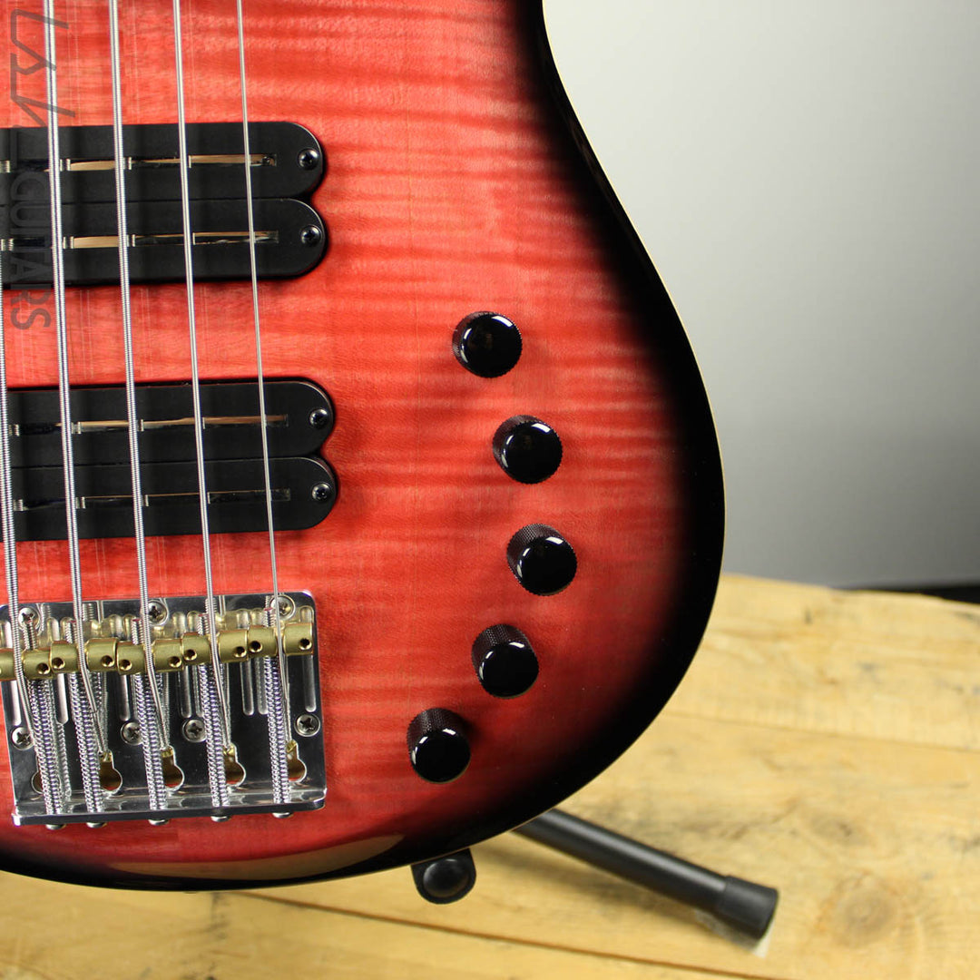2019 PRS Gary Grainger 5-String Bass Salmon Smokeburst Maple Fretboard