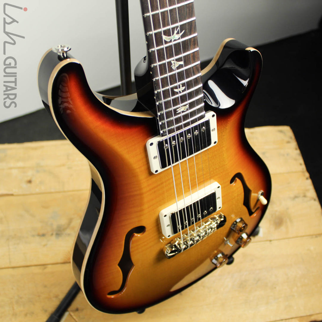 2019 Paul Reed Smith PRS Hollowbody II Piezo Tri-Color Sunburst