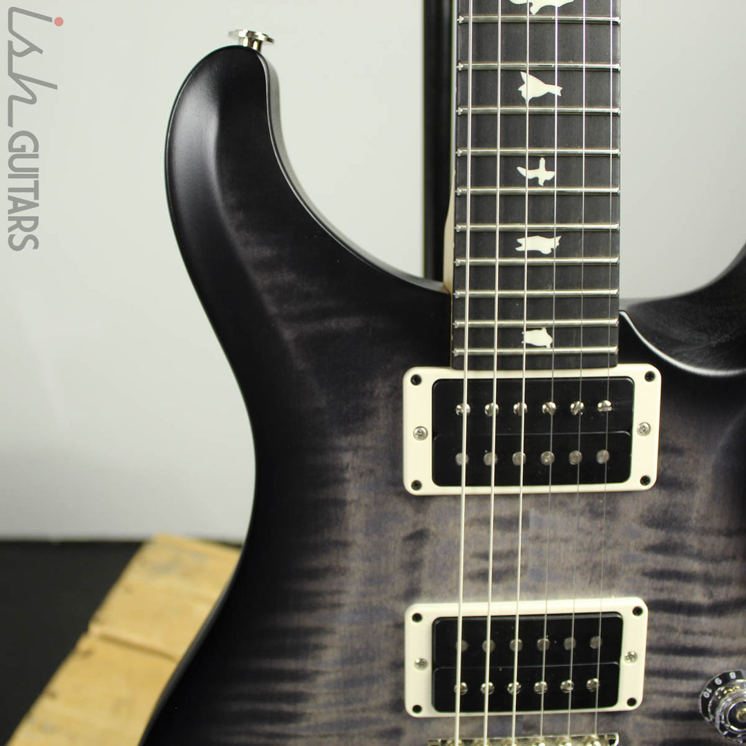 2019 Paul Reed Smith PRS CE 24 Custom Grey Black Smokewrap Satin