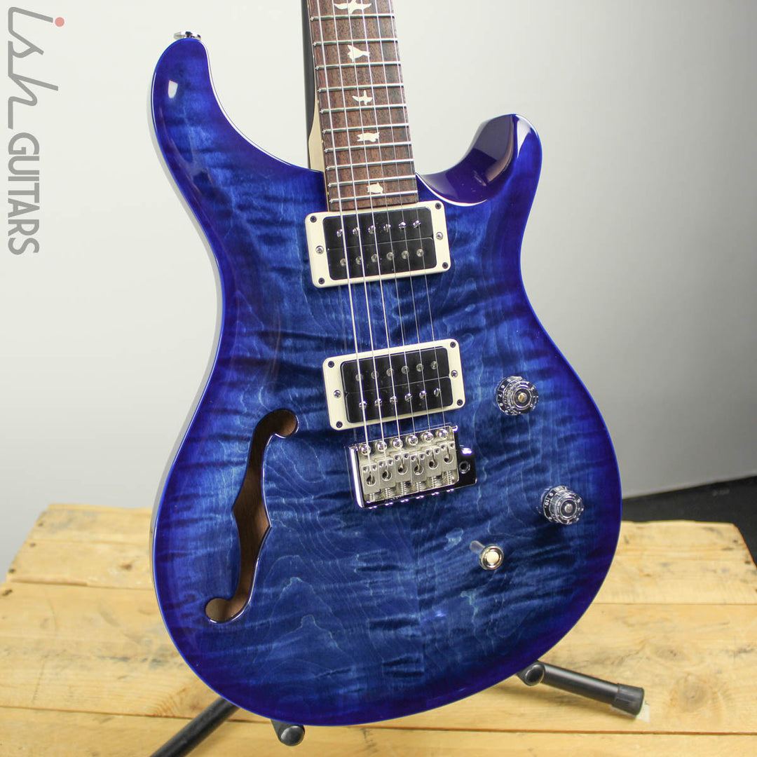 2019 PRS CE 24 Semi-Hollow Faded Whale Blue Burst