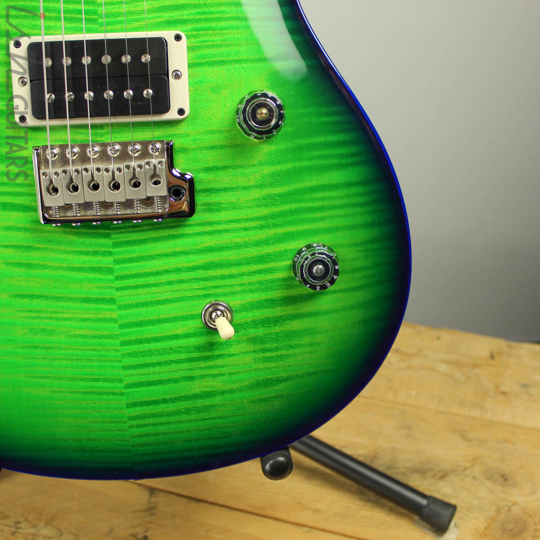 2019 Paul Reed Smith PRS CE 24 Custom Color Eriza Verde Blue Wrap Burst