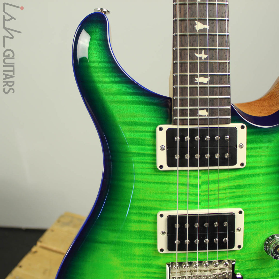 2019 Paul Reed Smith PRS CE 24 Custom Color Eriza Verde Blue Wrap Burst