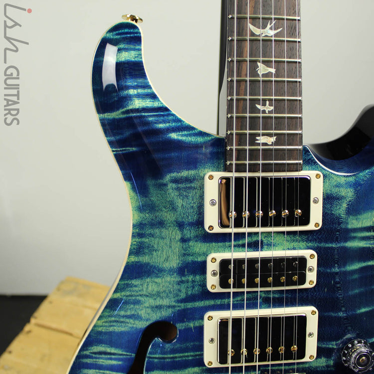 2019 PRS Special 22 Semi-Hollow 10-Top River Blue – Ish Guitars