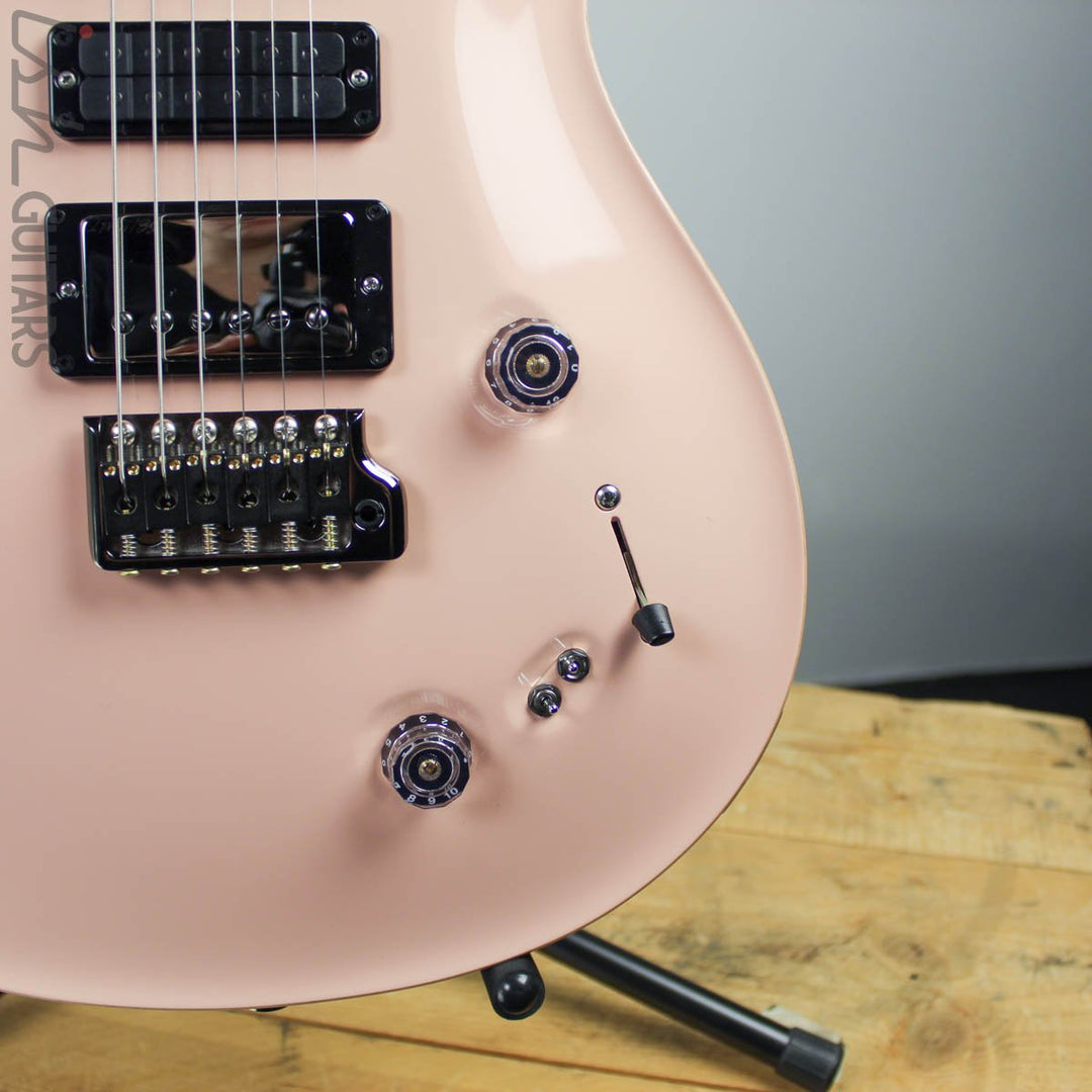 B-Stock 2019 PRS Wood Library Special 22 Semi-Hollow Opaque Grandma Hannon Pink