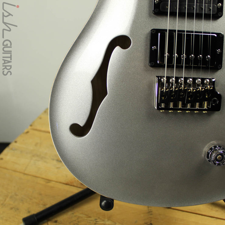 2019 PRS Wood Library Special 22 Semi-Hollow Opaque Platinum