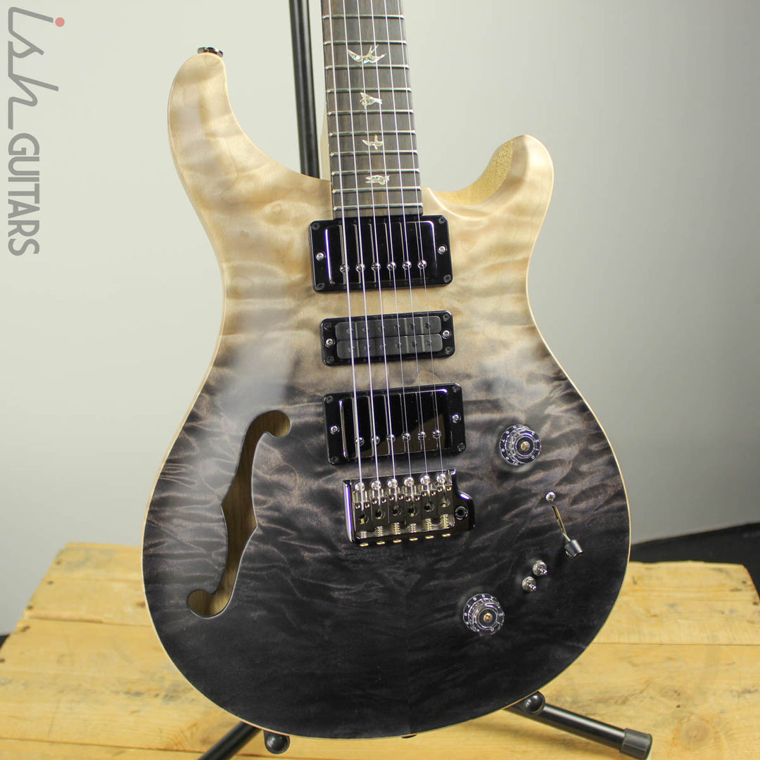 2019 Paul Reed Smith PRS Wood Library Special 22 Gray Black Fade Satin 10 Top