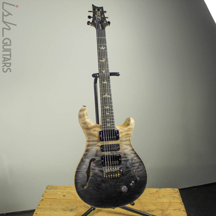 2019 Paul Reed Smith PRS Wood Library Special 22 Gray Black Fade Satin 10 Top