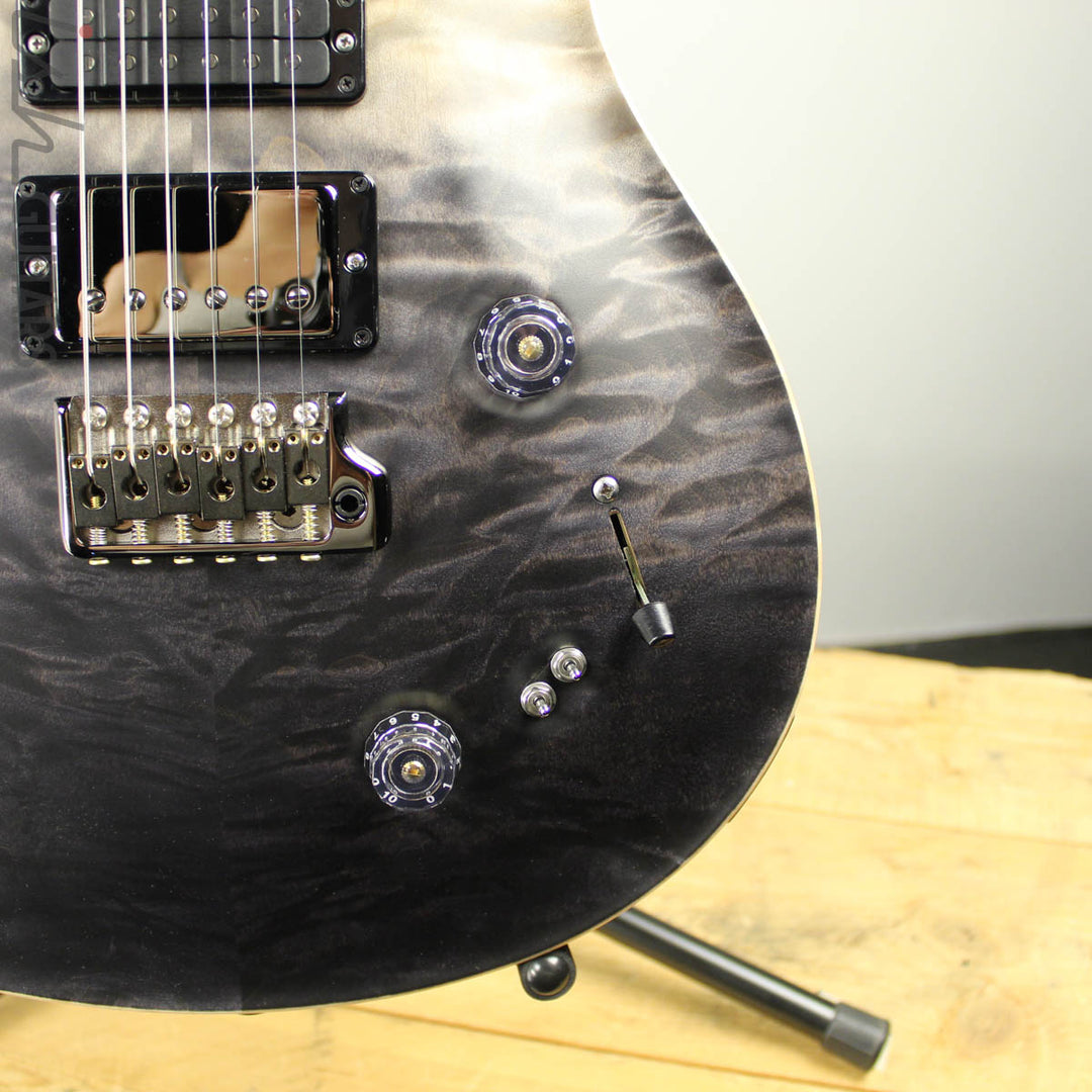 2019 Paul Reed Smith PRS Wood Library Special 22 Gray Black Fade Satin 10 Top