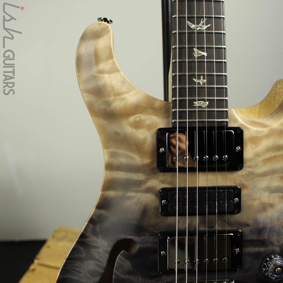 2019 Paul Reed Smith PRS Wood Library Special 22 Gray Black Fade Satin 10 Top