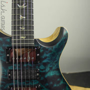 2019 PRS Wood Library Special 22 Semi-Hollow Blue Green Satin 10 Top 1 Piece Quilt